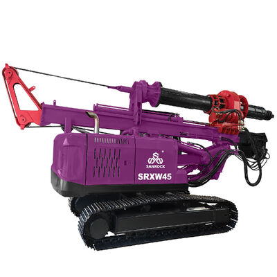 Máquina de perfuração rotativa Velocidade rotativa 17-45r/min Fundação Máquinas de construção Máquina de perfuração rotativa portátil