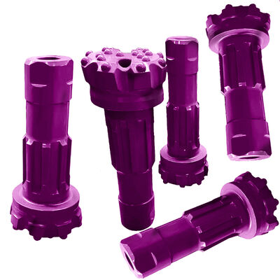 DTH Hammer Button Bit Excelente estabilidade do buraco e retidão Pedreira de mineração DTH Bits de perfuração