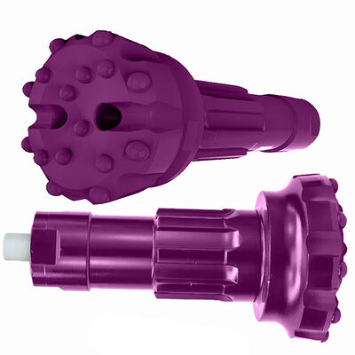 Máquina de perfuração de rocha dura Quarry Blasting DTH Ferramentas de perfuração de botão de 6 polegadas