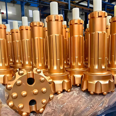 DTH Martelo de perfuração Bit Formações rochosas duras Ferramentas de perfuração Resistência ao desgaste DTH Botão Bit