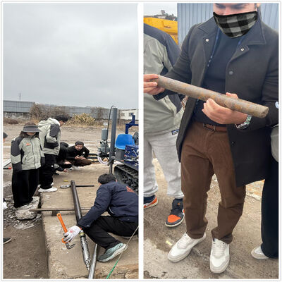 Perfuratriz Hidráulica Portátil para Sondagem de Diamante, Máquina de Sondagem de Núcleo para Mineração de Ouro