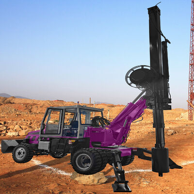110 kW Diesel Rotary Boring Hole Drilling Machinery Construction Work Fundation Drilling Rig