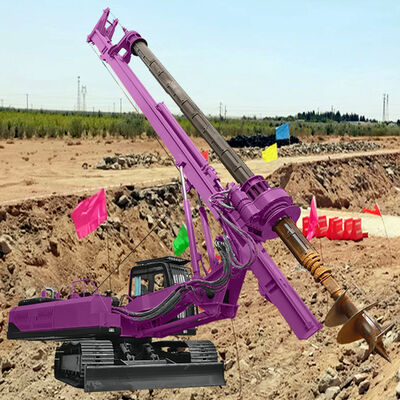 Sonda Rotativa Profundidade do Furo 20m Equipamento de Perfuração para Construção Rodoviária e Municipal Sonda de Perfuração Portátil