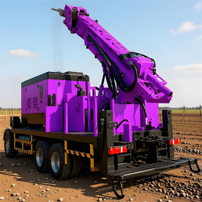 Multifunctional Water Well Drilling Machine With Mud Pump Truck Mounted Water Drilling Rig