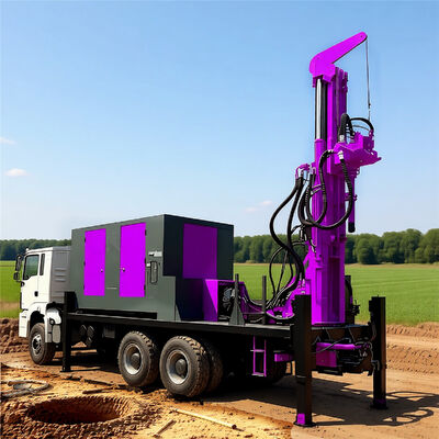 Fast Rotating Water Well Drilling Equipment With Compressor Remote Area Portable Water Well Drill Rig
