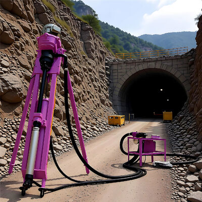 Máquina de perfuração de mineração de alta eficiência de fracturação e penetração de rocha