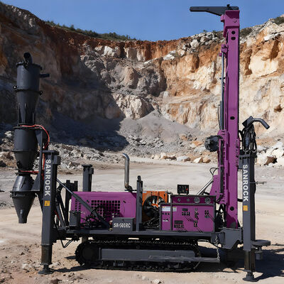Máquina de perfuração hidráulica da esteira rolante do equipamento de perfuração do núcleo do poder 132KW do equipamento de perfuração de circulação reversa