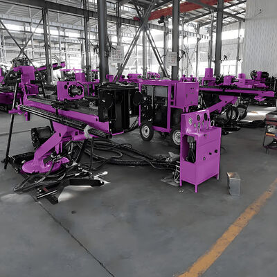 Máquina de perfuração rotativa hidráulica de alto torque, fabricante portátil de equipamento de perfuração de núcleo