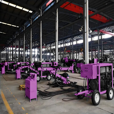 Máquina de perfuração rotativa hidráulica de alto torque, fabricante portátil de equipamento de perfuração de núcleo