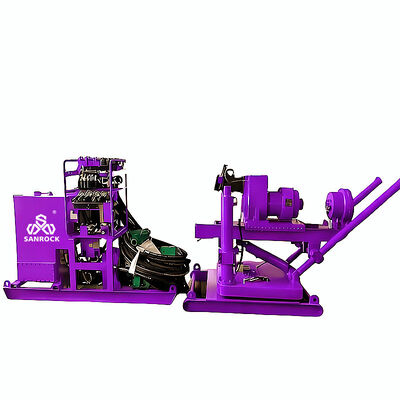 Máquina de perfuração de túnel, flexibilidade operacional, equipamento de perfuração de núcleo hidráulico, máquina móvel de perfuração de núcleo de diamante