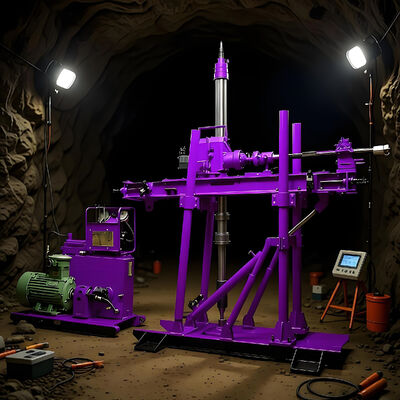 Exploração subterrânea geológica do túnel da máquina de perfuração do núcleo que amostra o equipamento de perfuração pequeno do núcleo