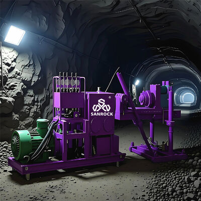Exploração subterrânea geológica do túnel da máquina de perfuração do núcleo que amostra o equipamento de perfuração pequeno do núcleo