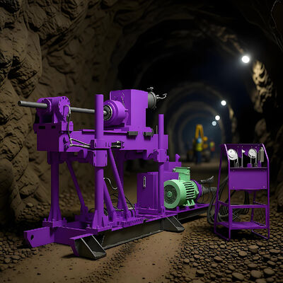 Exploração subterrânea geológica do túnel da máquina de perfuração do núcleo que amostra o equipamento de perfuração pequeno do núcleo