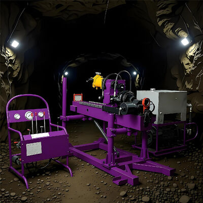 Máquina de perfuração de núcleo Projetos de mineração de túneis Máquina de perfuração de amostras de túneis Equipamento de perfuração de núcleo portátil