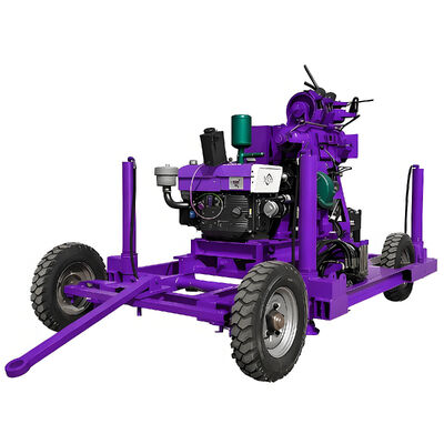 Exploration Core Drilling Rigs Light Weight Mobile Drilling Rig 200m Core Sample Drilling Rig