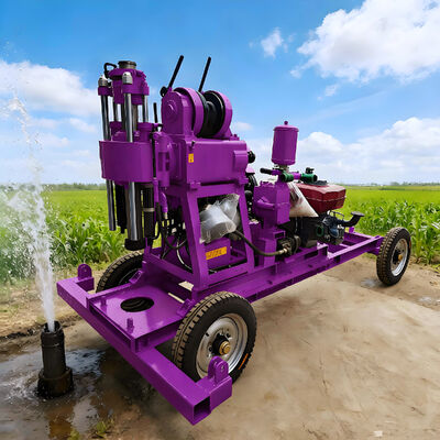 200meter Core Drilling Rig High Stability Hydraulic Drilling Rig Small Core Drilling Rig Machine