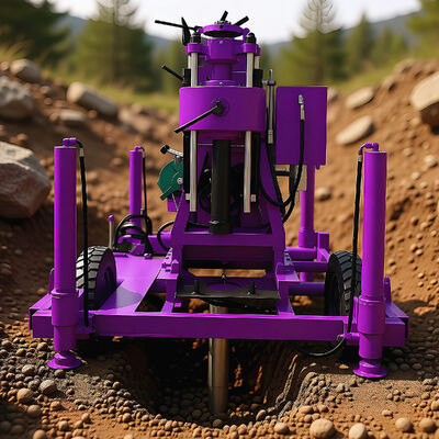 Exploration Core Drilling Rigs Light Weight Mobile Drilling Rig 200m Core Sample Drilling Rig