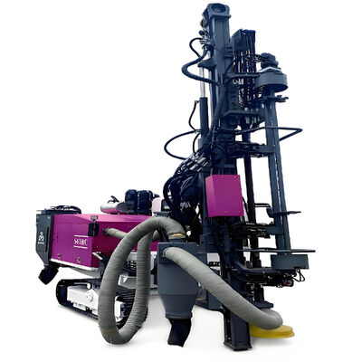 Rig de perfuração de buracos de explosão em rocha dura Profundidade de 21 m Produtividade mais elevada Rig de perfuração de mineração de rastreador