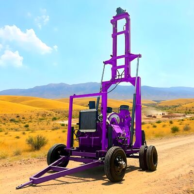 Vertical Rotation Hydraulic Core Drilling Rig Rock And Soil Sampling Drilling Machine Deep Core Drill Rig