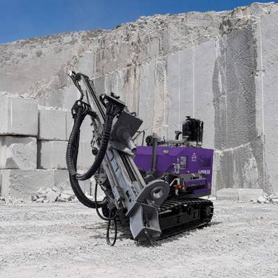 Equipamento de perfuratriz de mineração a diesel com mobilidade flexível, fabricante de perfuratriz DTH compacta