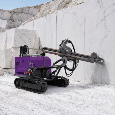 SANROCK Crawler DTH Rig de perfuração grande torque Blast Hole Mineração Máquinas de perfuração Máquina de perfuração hidráulica