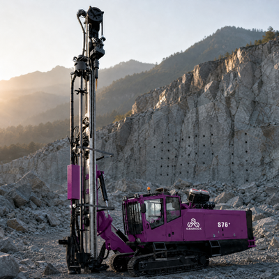 Integrated DTH Drilling Rig 35m Depth High Precise Rock Penetration Borehole Drilling Rig Mining Drilling Machine for Sale