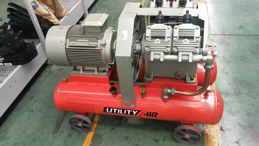 Motor diesel silencioso vermelho - compressor de ar conduzido 0.5mpa da perfuração do compressor de ar